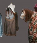 Réalisation de ses trois chevaux en volume,en plastazote .